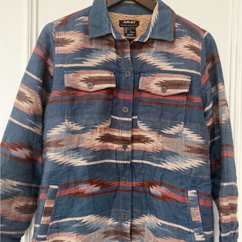 Ariat Western Multicolor Patterned Jacket With Wa… - image 8